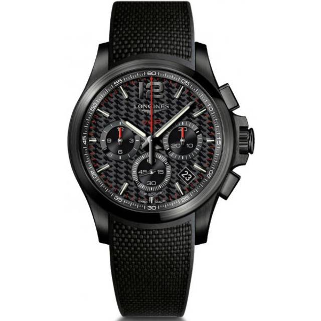 Longines Watch Conquest VHP Chrono Mens - Black