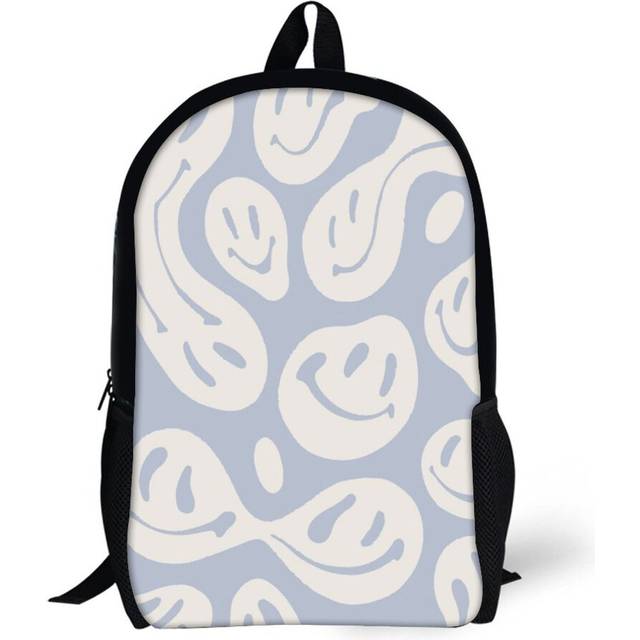 Backpacks Liquid Smiley Cool Blue 17inch School Bag
