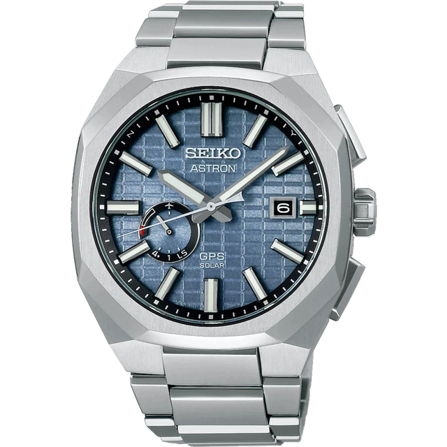 Seiko Astron GPS Solar Sapphire Blue Crystal Box