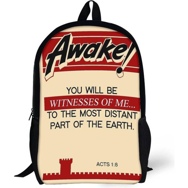 Backpacks Vintage Old Awake with Acts 18 17inch School Bag