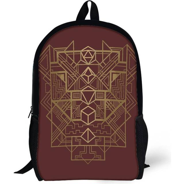 Backpacks Dice Deco Gold 17inch School Bag