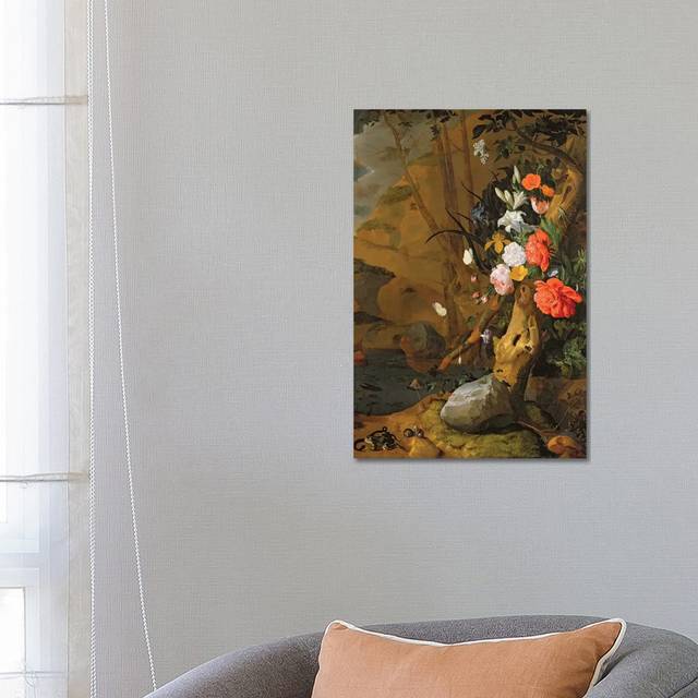 Peonies, Roses, Lilies, Poppies And Other Flowers (66.04 cm H x 45.72 cm W x 1.91 cm D)