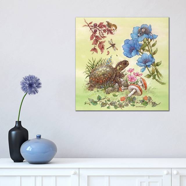 Backyard Critters by Giordano Studios - Wrapped Canvas Painting (45.72cm H x 45.72cm W x 1.905cm D)
