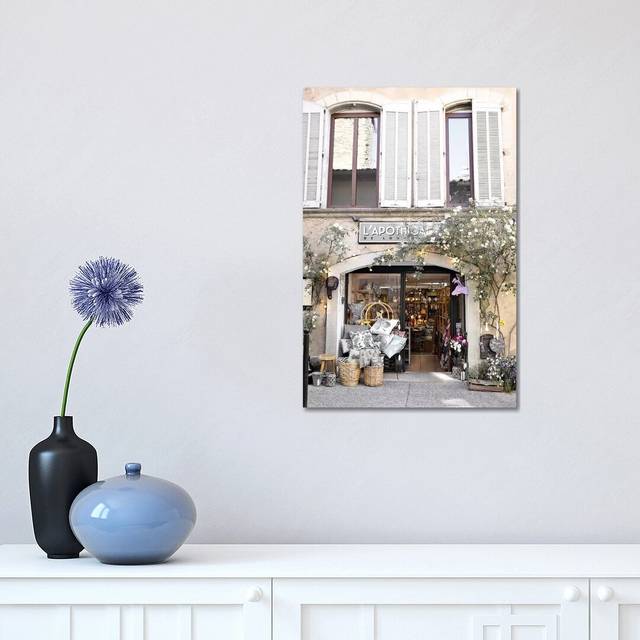 The Provence Shop by Caroline Mint - Photograph Print on Canvas - Wrapped Canvas (30.48 cm H x 45.72 cm W)