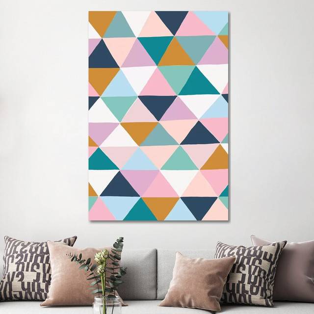 Mellow Diamonds by Nancy Mckenzie - Wrapped Canvas Art Prints (152.5 cm H x 101.5 cm W)