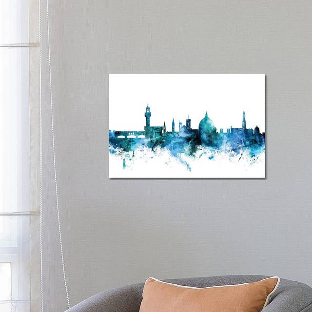 Honolulu, Hawaii Skyline by Michael Tompsett - Wrapped Canvas Art Prints (66.04 cm H x 45.72 cm W x 3.175 cm D)