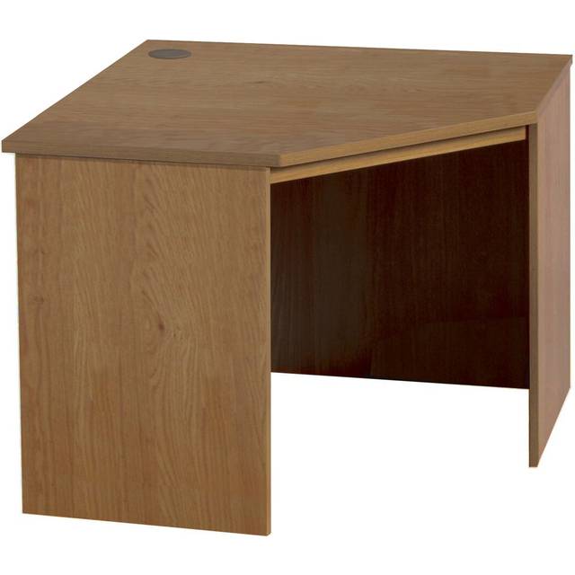 Brittaney Corner Desk - English Oak (72cm H X 94cm W X 94cm D)