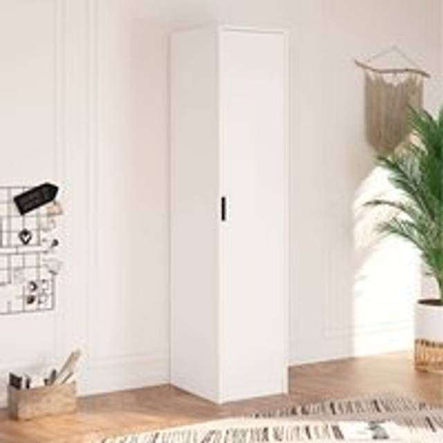 Phoenix Single Door Wardrobe - 4 Colours | Wowcher - Black