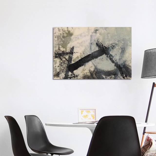 Sumi-E And Wax II by - Wrapped Canvas Painting (101.6 cm H x 66.04 cm W x 3.175 cm D)