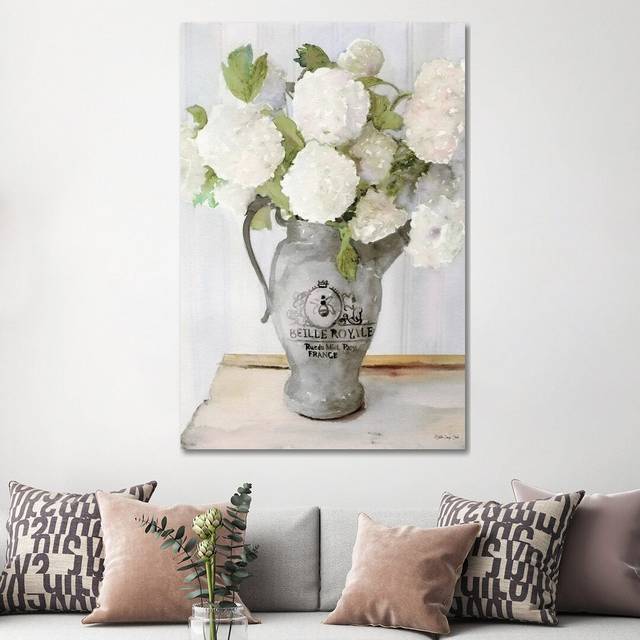 Parisian Pot II by Stellar Design Studio - Painting on Canvas - Wrapped Canvas (152.5 cm H x 101.5 cm W x 3.175 cm D)
