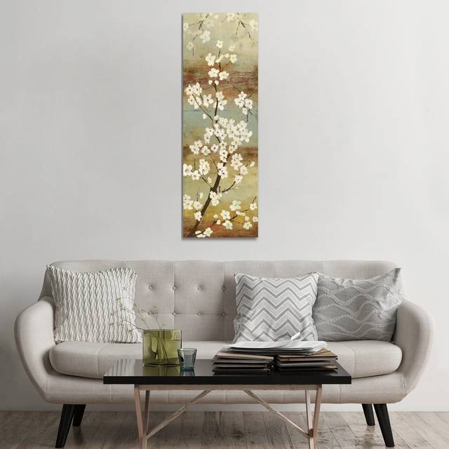 Blossom Canopy I by Asia Jensen - Wrapped Canvas Panoramic Graphic Art (121.92cm H x 40.64cm W x 3.81cm D)