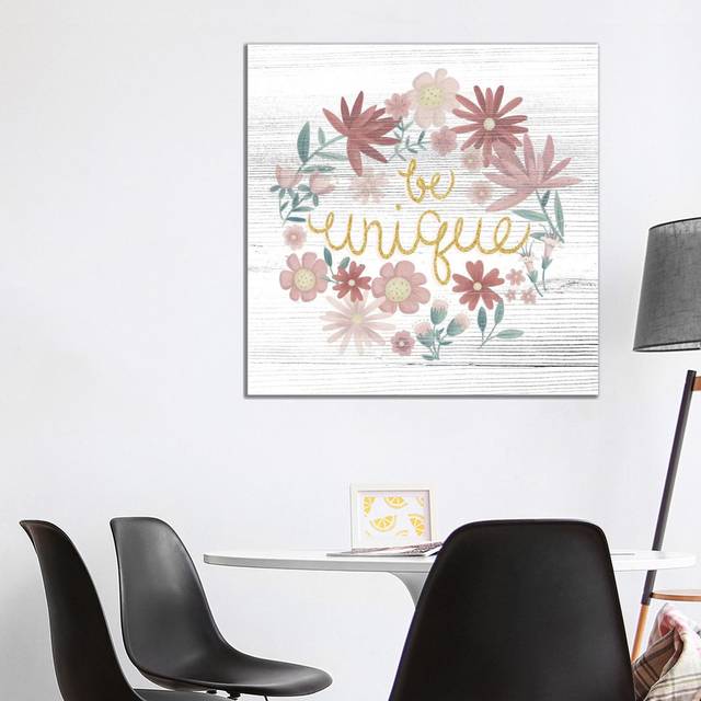 Be Unique by - Wrapped Canvas (93.98 cm H x 93.98 cm W)