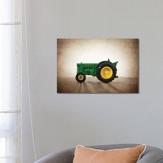 Tractor John Deere - Photograph Print on Canvas - Wrapped Canvas (66.04 cm H x 45.72 cm W x 3.175 cm D)