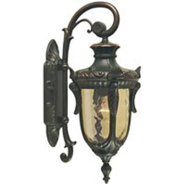 Outdoor IP44 Wall Light Sconce Old Bronze LED E27 100W Bulb External d02052