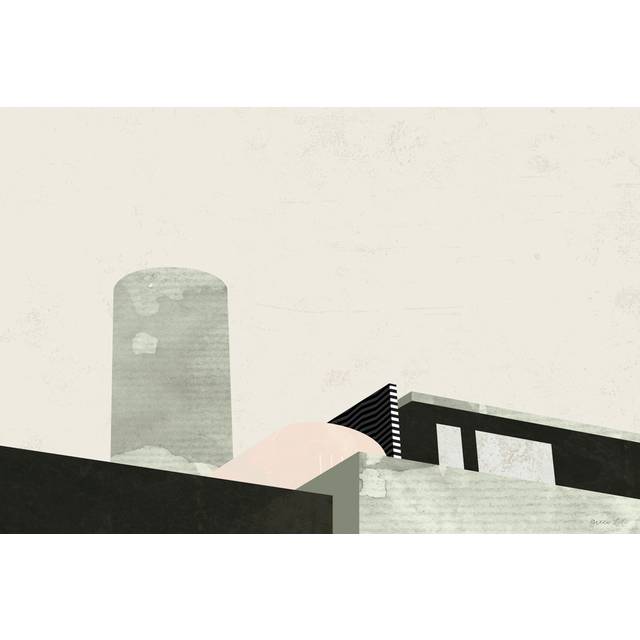 Graphic New York II by Green Lili - Wrapped Canvas Art Prints (20cm H x 30cm W)