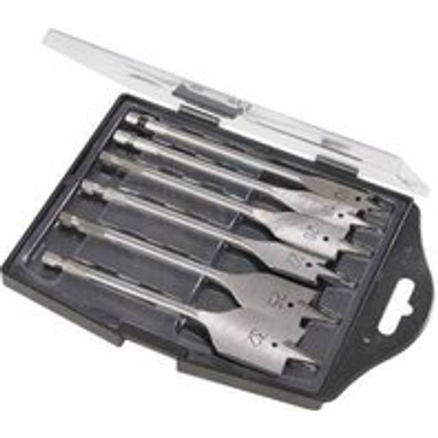 6 Piece 10mm 32mm Flat Wood Drill Bit Set Hex Shank Hard/Soft Wood