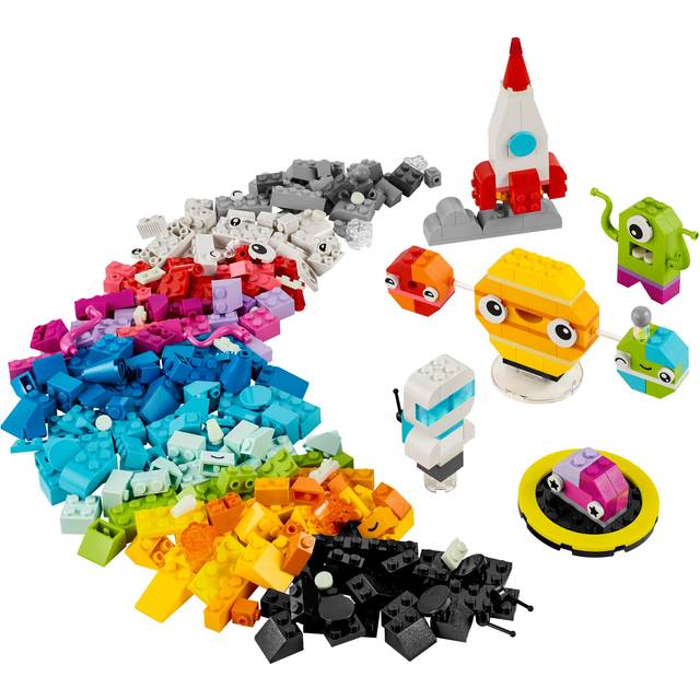 LEGO Classic Creative Space Planets with Toy Rocket 11037