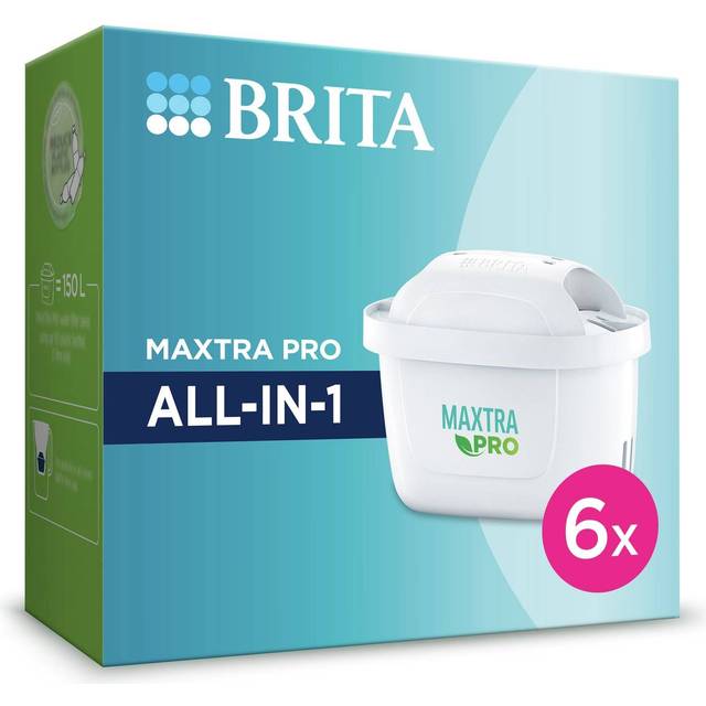 BRITA Maxtra Pro All-In-1 Water Filter Cartridge, Pack of 6