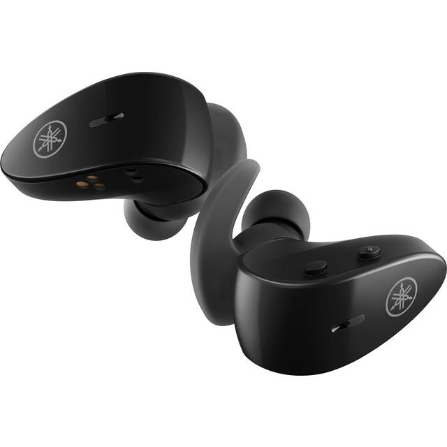 Verkligen trådlösa Bluetooth-sporthörlurar med lyssningskomfort - YAMAHA - TW-ES5AWH - Vit
