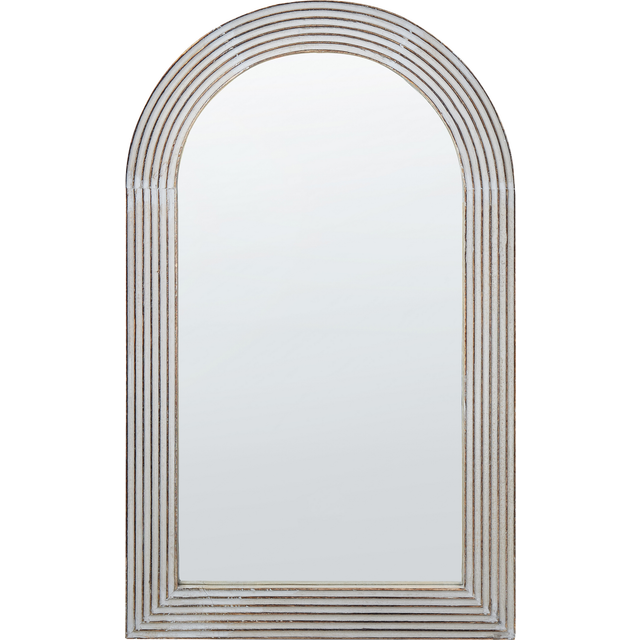 Wall Mirror CHANDON 65 cm 107 cm Wood White