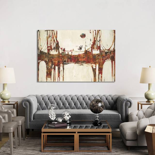Building Bridges by - Wrapped Canvas Painting (152.5 cm H x 101.5 cm W)