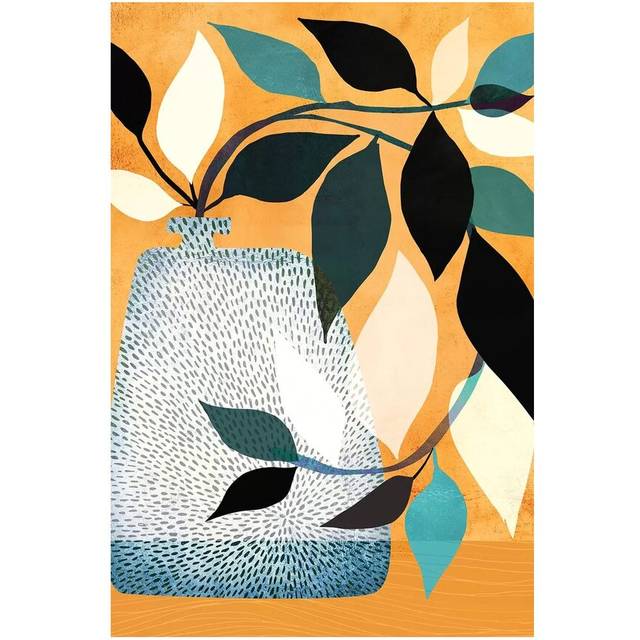 Ivy in the Courtyard - Wrapped Canvas Painting (30.48 cm H x 45.72 cm W)