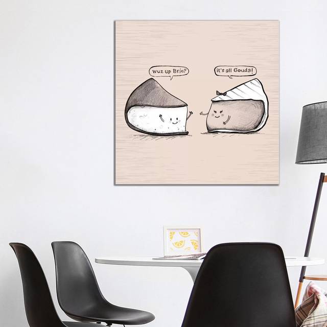 Very Punny X by Arrolynn Weiderhold - Wrapped Canvas Graphic Art (93.98cm H X 93.98cm W)