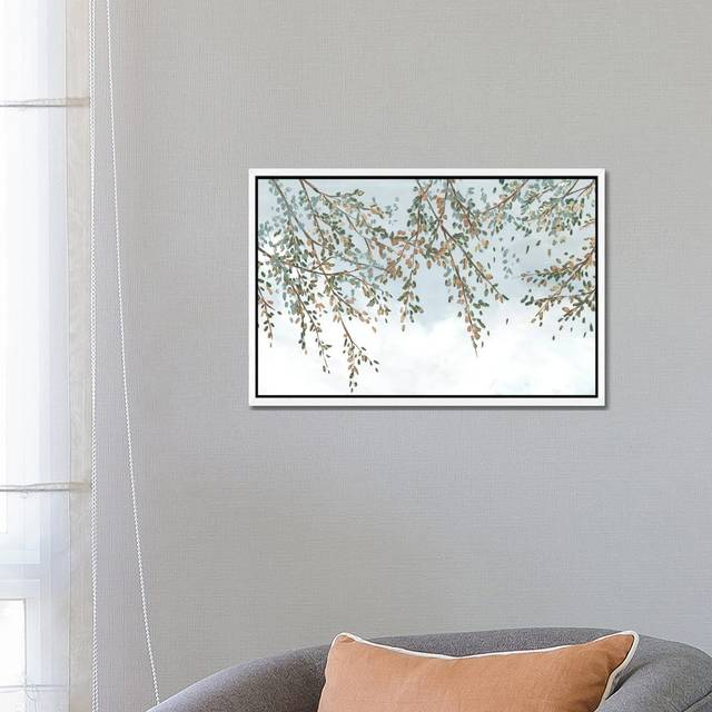 A New Day by Isabelle Z - Painting Print on Canvas - White Framed (66.04 cm H x 45.72 cm W)