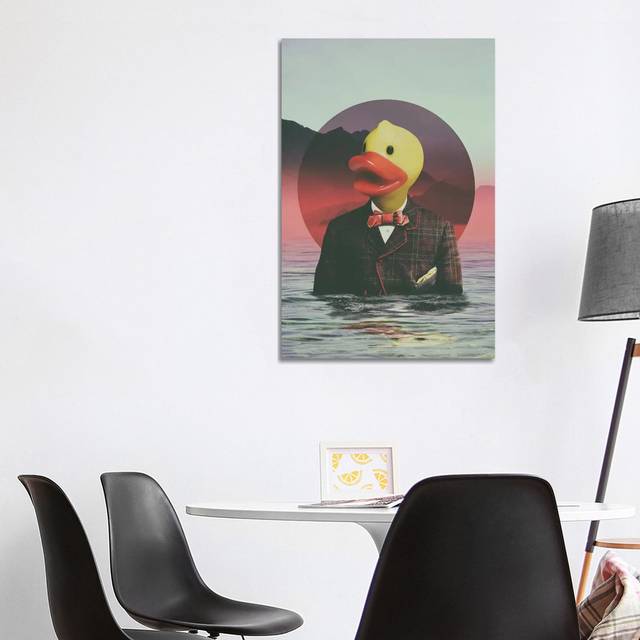 Rubber Ducky, Square by Ali Gulec - Wrapped Canvas Graphic Art (101.6 cm H x 66.04 cm W x 3.175 cm D)