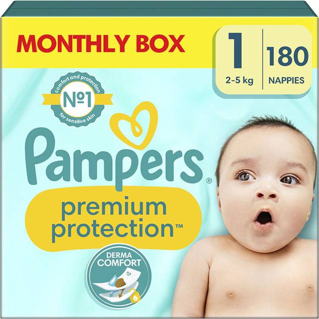 Pampers Premium Protection S1 2-5kg 180st
