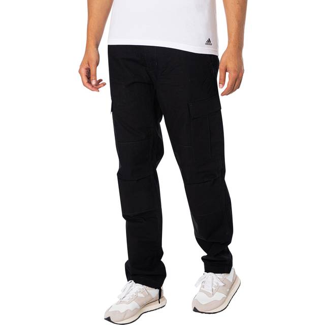 Carhartt WIP - Aviation - Sorte smalle cargobukser-Grå