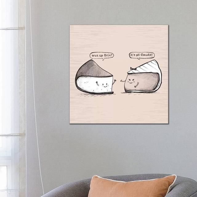 Very Punny X by Arrolynn Weiderhold - Wrapped Canvas Graphic Art (66.04cm H X 66.04cm W)