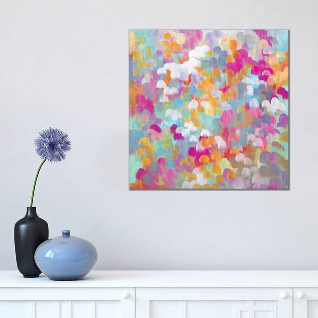 Candy Necklace by Stephanie Corfee - Wrapped Canvas Painting (45.72 cm H x 45.72 cm W x 1.91 cm D)