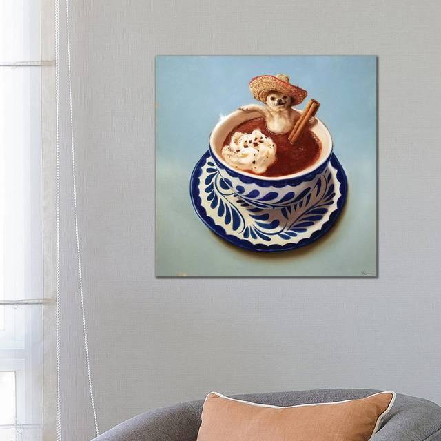 Mexican Hot Chocolate by Lucia Heffernan - Wrapped Canvas Painting (66.04 cm H x 66.04 cm W x 3.175 cm D)
