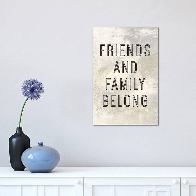 Home Is Where Love Resides Panel III by Marie Elaine Cusson - Wrapped Canvas Art Prints (45.72cm H x 30.48cm W)