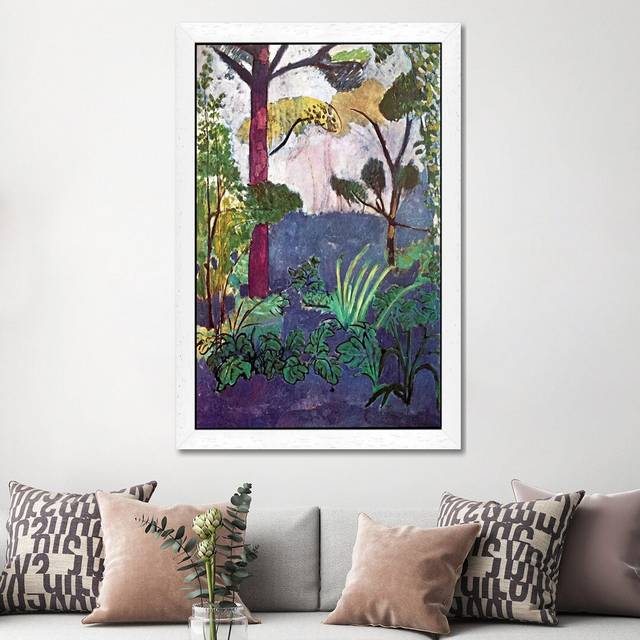 Moroccan 1913 by Henri Matisse - Painting Print - White Floater Framed (66.04 cm H x 45.72 cm W)