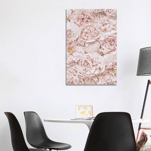 Flowers Peony Blush by Monika Strigel - Wrapped Canvas Photograph (101.6cm H x 66.04cm W x 1.91cm D)