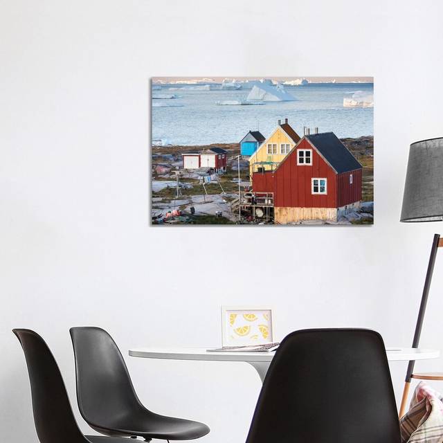 Historic Small Town Obidos with a Medieval Old Town. Tourist Attraction North of Lisboa, Portugal by Martin Zwick - Wrapped Canvas Art Prints (101.6 cm H x 66.04 cm W x 1.91 cm D)