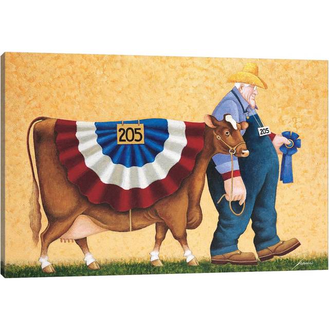 First in Class by Lowell Herrero - Wrapped Canvas Painting (30.48 cm H x 45.72 cm W)