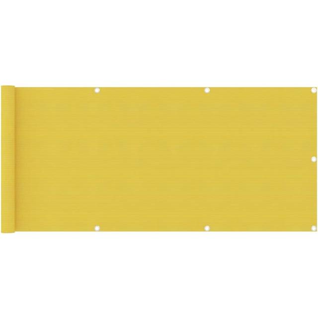 Piketon 10' x 2' (3m x 0.75m) Rolled Fence Panel - Yellow (300.00cm W X 75.01cm H X 0.15cm D)