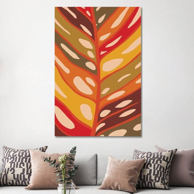 Monstera Deliciosa II by Alisa Galitsyna - Wrapped Canvas Graphic Art (152.5 cm H x 101.5 cm W)
