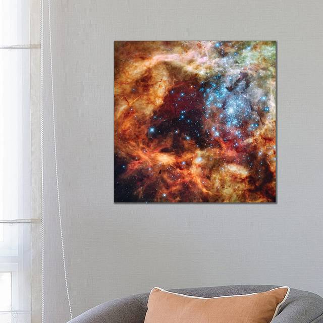 A Stellar Nursery Known As R136 In The 30 Doradus Nebula by - Wrapped Canvas Graphic Art (66.04cm H x 66.04cm W x 1.91cm D)