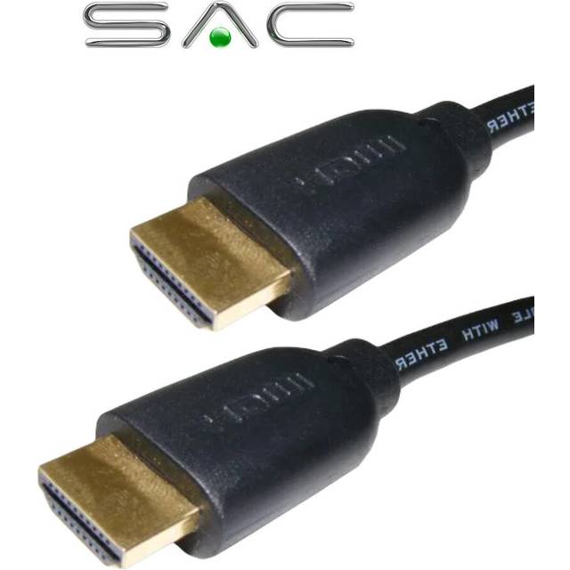 (Black, 3 Meters) High-Speed HDMI Cable v2.0 Smart Lead 4K Ultra HD 3D 2106p
