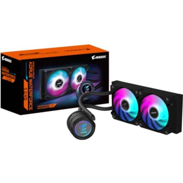 Gigabyte Aorus Waterforce X Ii 240 Mm Cpu Cooler - Black