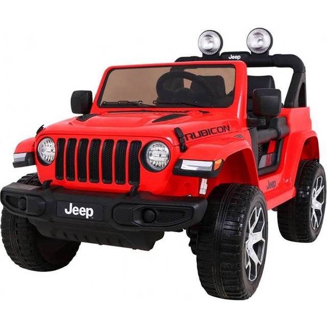 Jeep Wrangler Rubicon Red 12V - Elbiler til børn - Babyhelp.dk