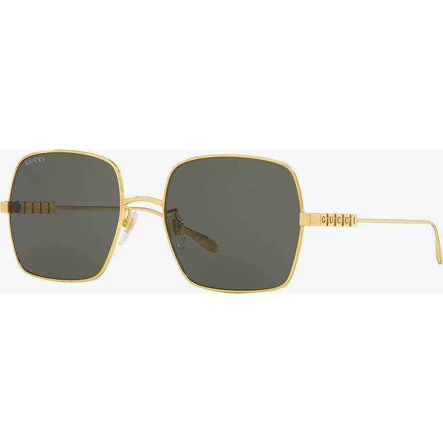 Gucci Grey Square Ladies Sunglasses GG1434S 001 57 (Dimension: 6.0000x5.0000x4.0000 inches)