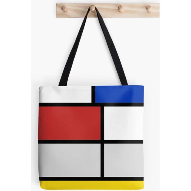 Tote Bags De Stijl artworks - Mondriaan Grocery for School Library Gym