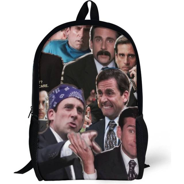 Backpacks The Office Michael Scott - Steve Carell 17inch School Bag