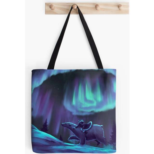 Tote Bags His Dark Materials - Fan Art Grocery for School Library Gym