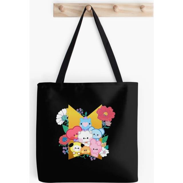 Tote Bags BTS ARMY OT7 forever BT21 minini Stay Gold Map of the Soul 7 Grocery for School Library Gym